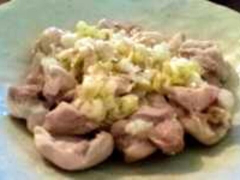 ねぎ塩・蒸し鶏